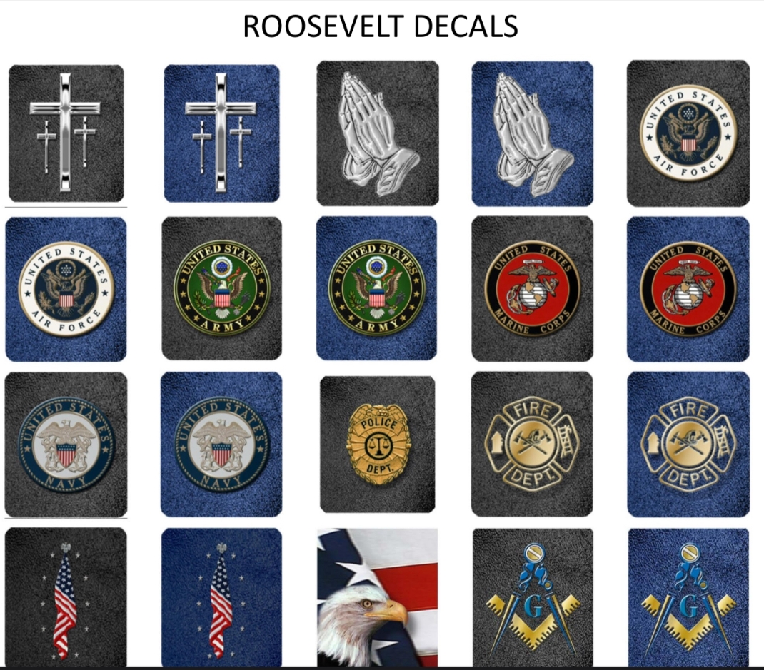 Roosevelt Decals 
