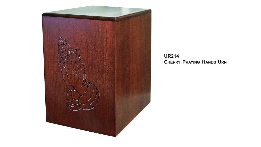 Engraved Praying Hands UR214