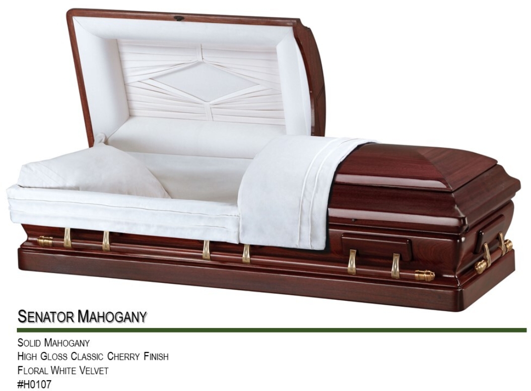 Senator Solid Mahogany Tailored -  H0107